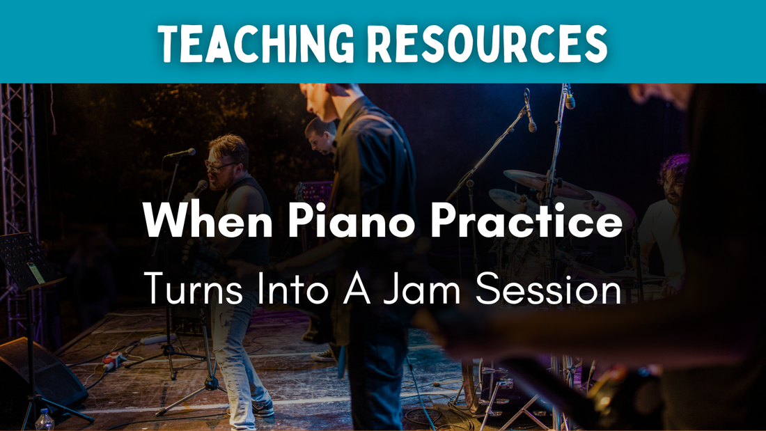 When Piano Practice Turns Into a Jam Session