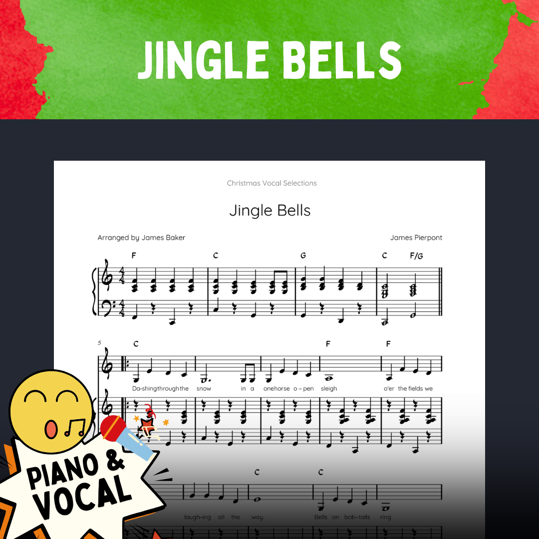 Christmas Vocal Selections: 24 Classic Carols Arranged For Voice & Intermediate Piano