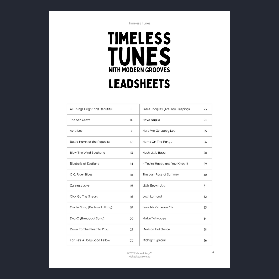 [MEMBERS ONLY] Timeless Tunes with Modern Grooves: Easy Piano