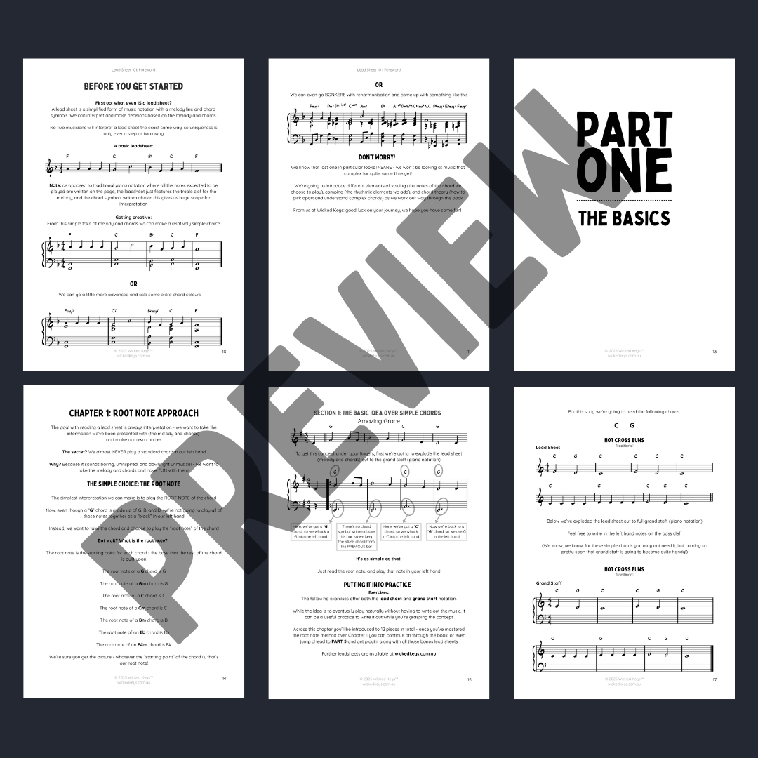 Lead Sheet 101 eBook [Single License] Pay What You Can