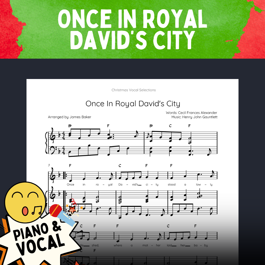 Christmas Vocal Selections: 24 Classic Carols Arranged For Voice & Intermediate Piano