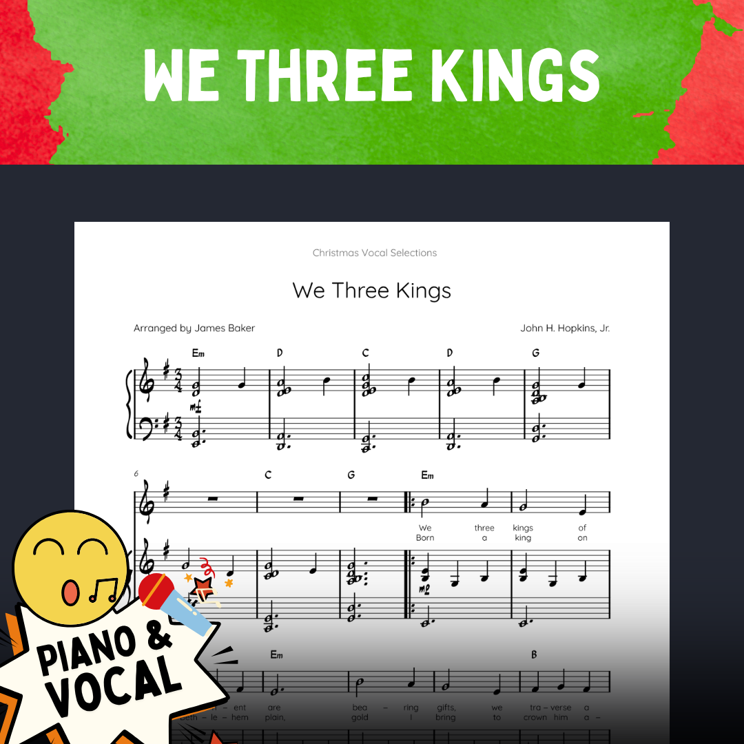 Christmas Vocal Selections: 24 Classic Carols Arranged For Voice & Intermediate Piano