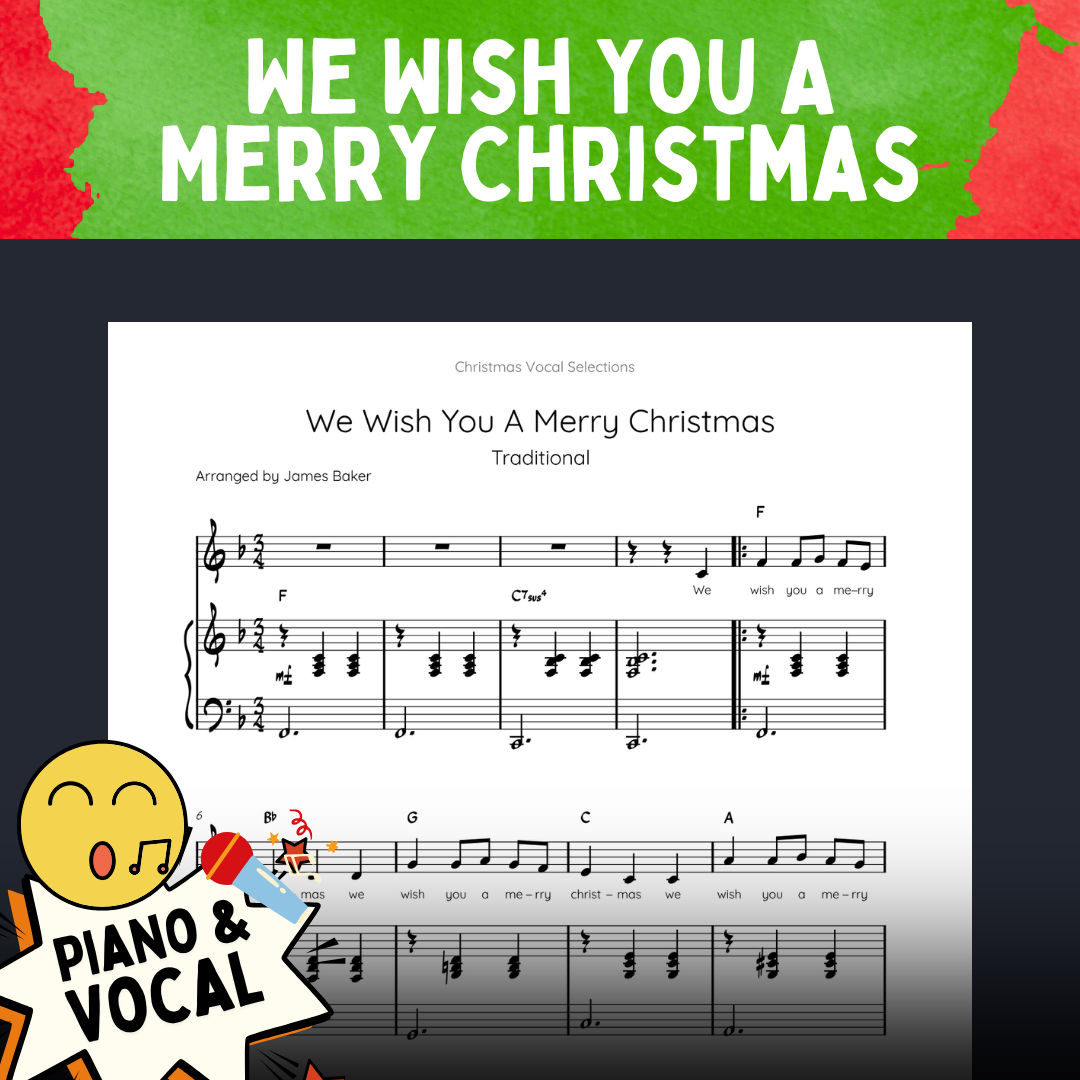 Christmas Vocal Selections: 24 Classic Carols Arranged For Voice & Intermediate Piano