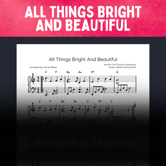 All Things Bright And Beautiful [STUDIO LICENSED]