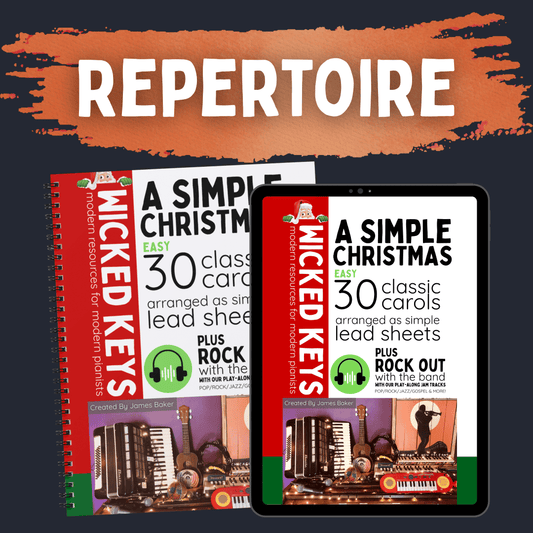 A Simple Christmas: 30 Classic Carols Arranged as Simple Lead Sheets