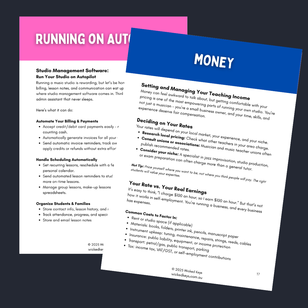 The Business of Teaching Music [Digital eBook]