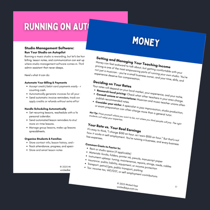 The Business of Teaching Music [Digital eBook]