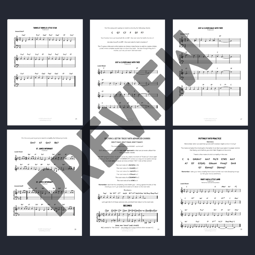Lead Sheet 101 eBook [Single License] Pay What You Can