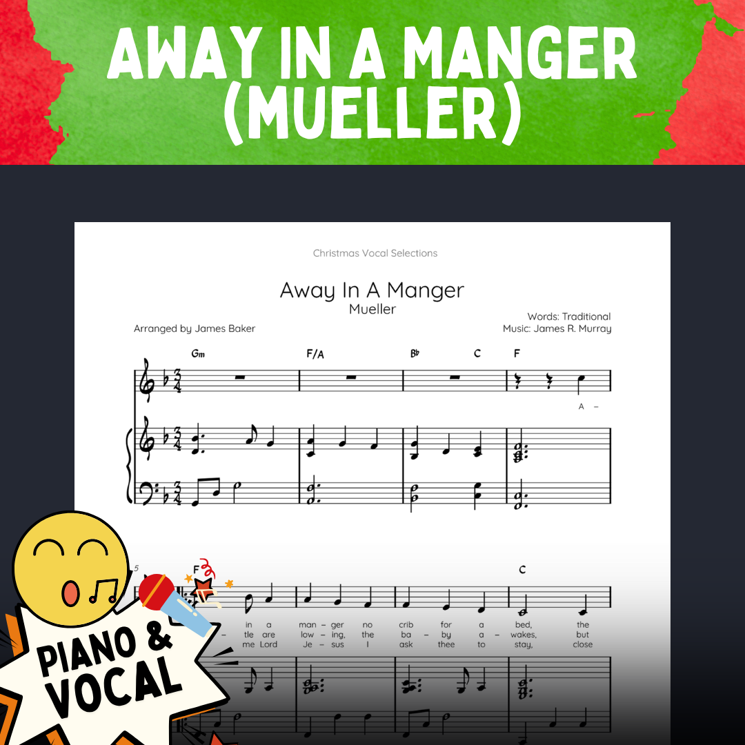 Christmas Vocal Selections: 24 Classic Carols Arranged For Voice & Intermediate Piano