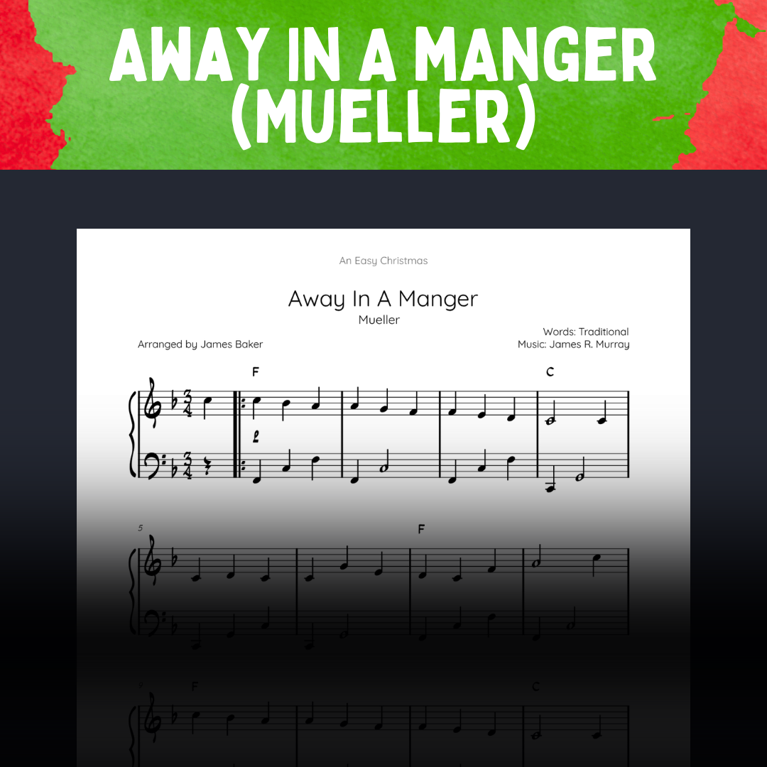 Away In A Manger (Mueller) [STUDIO LICENSED]
