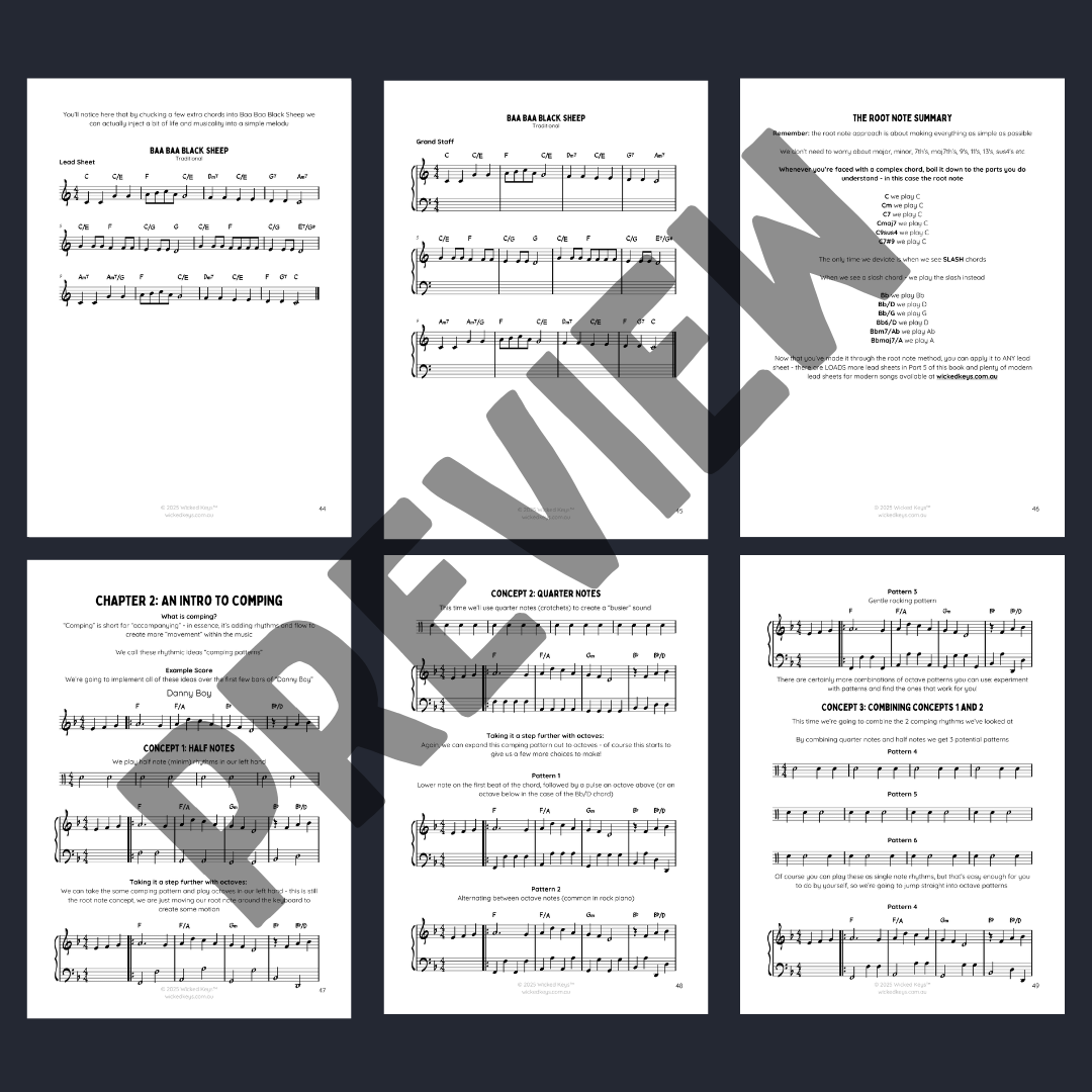 Lead Sheet 101 eBook [Single License] Pay What You Can