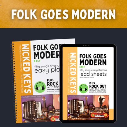 Folk Goes Modern: Easy Piano