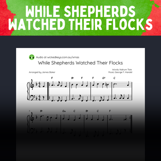 While Shepherds Watched Their Flocks [STUDIO LICENSED]